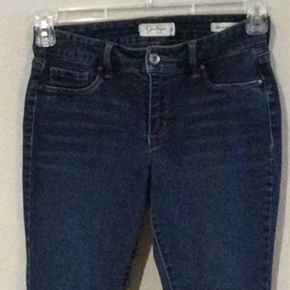 Jessica Simpson Denim - Jessica Simpson 'Kiss Me Super Skinny' Dark Denim Jeans Size 28